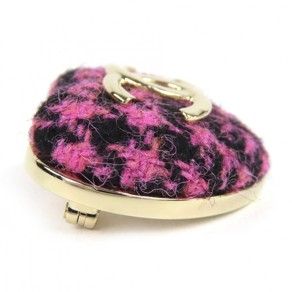 CHANEL Authentic Black Logo Brooch - Picture 4 of 6